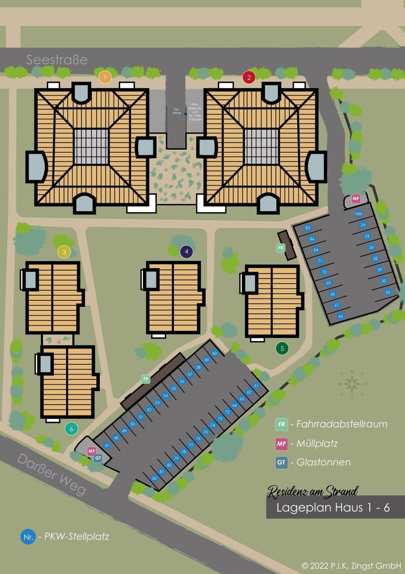 Residenz Am Strand Ostseeglueck - Wohnung 1-13 Zingst Esterno foto